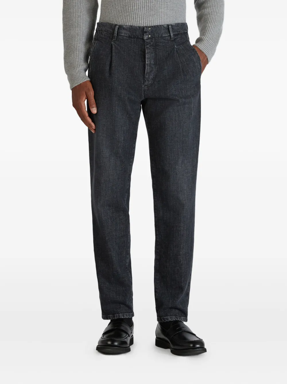 Incotex Pleated Jeans In Multi