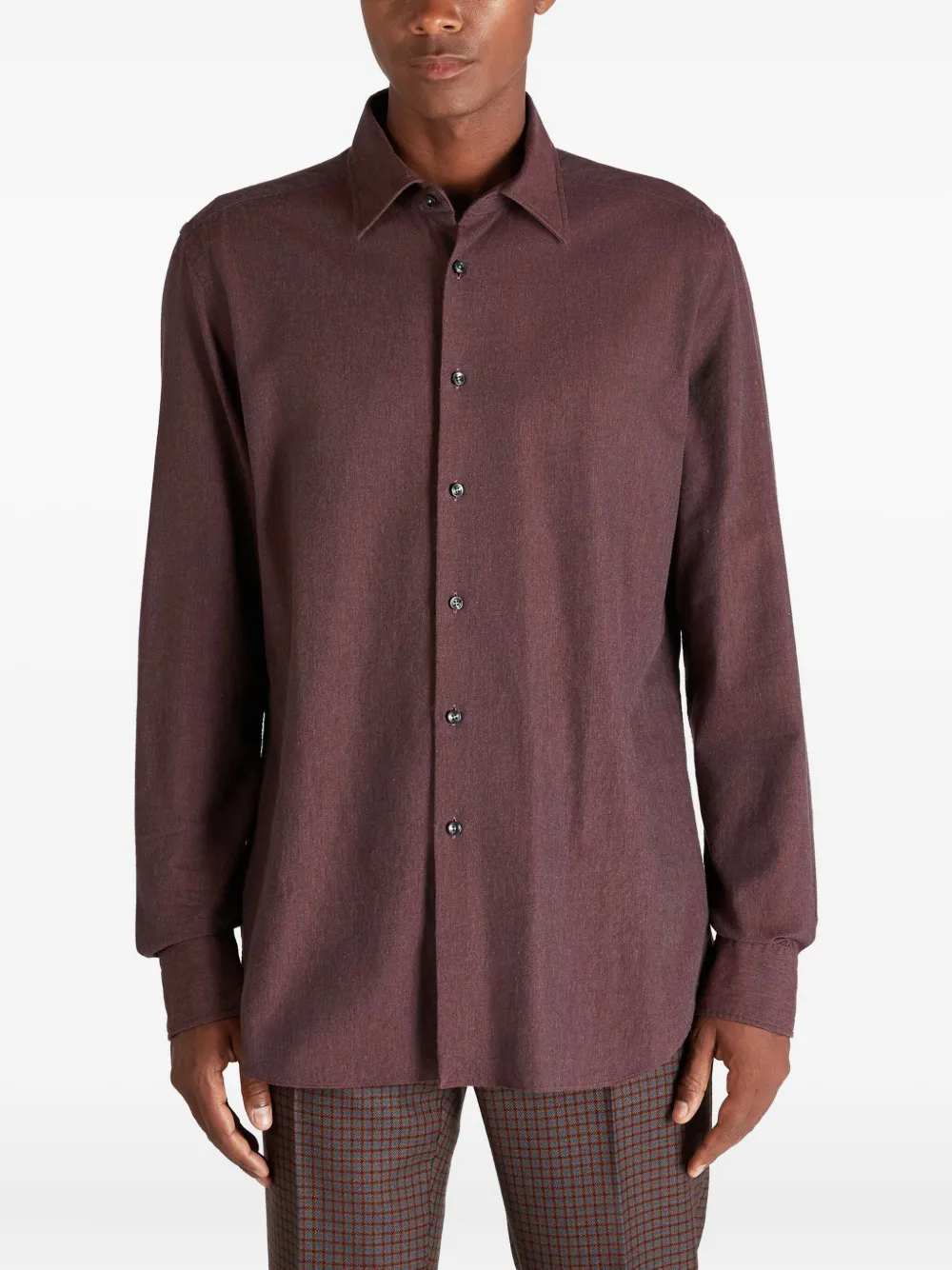 Glanshirt Cotton Shirt In Brown