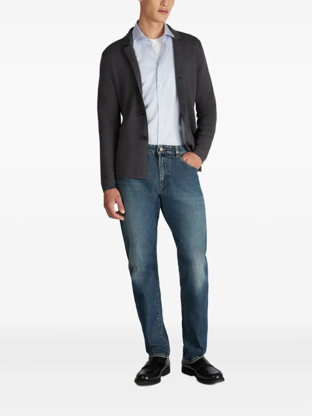 Glanshirt Camicia a maniche lunghe a righe | Image 2