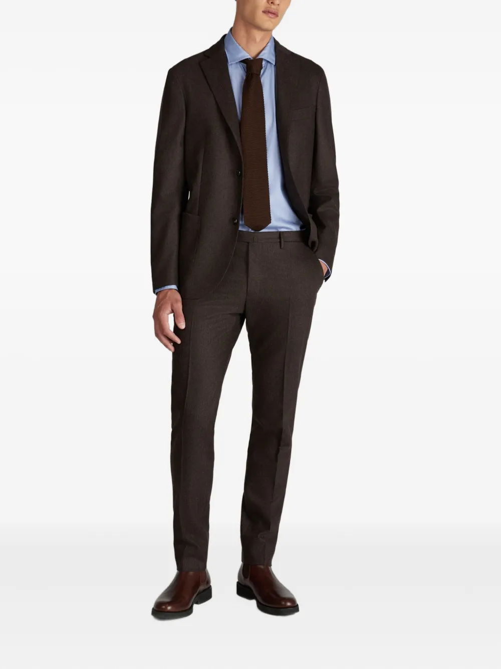 Glanshirt Button-up Cotton Shirt In Blue