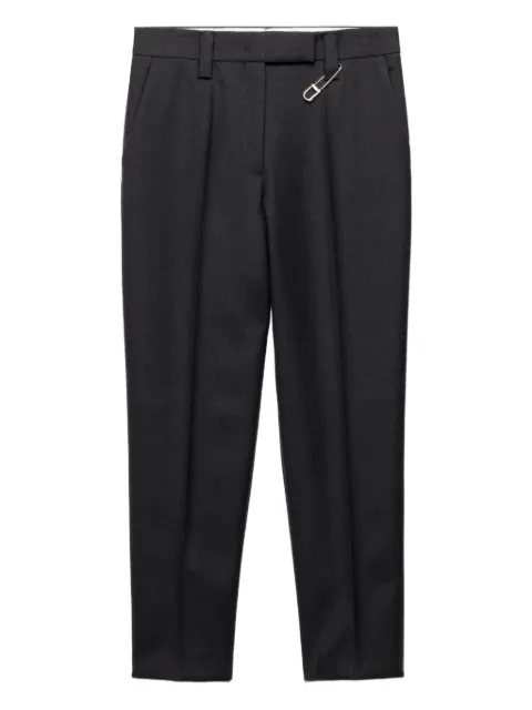 Prada safety-pin gabardine trousers