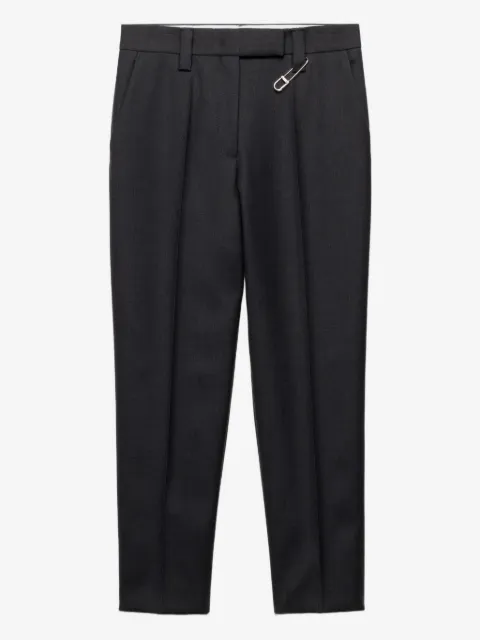 Prada safety-pin gabardine trousers