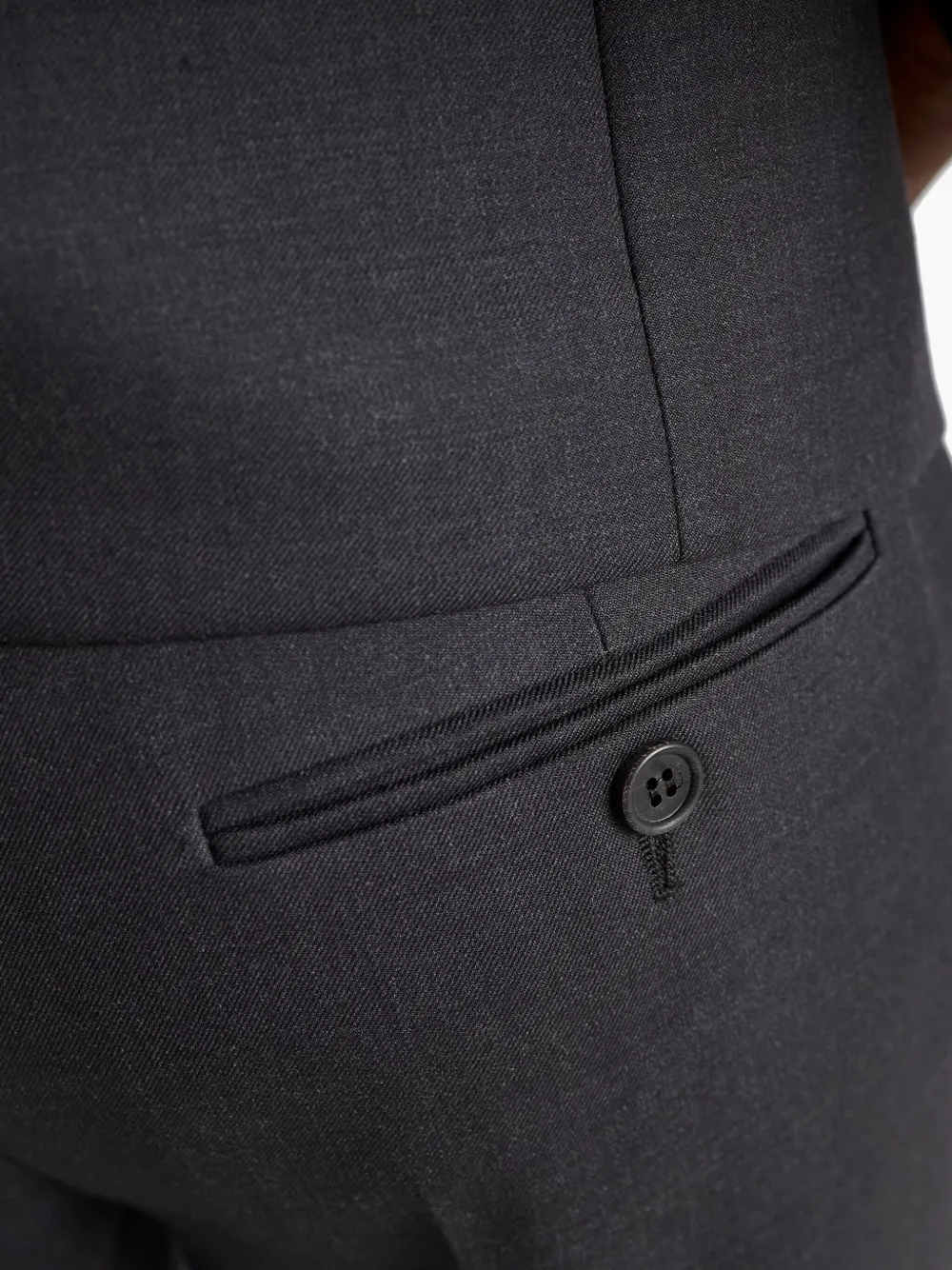 Prada Gabardine broek met veiligheidsspeld Grijs