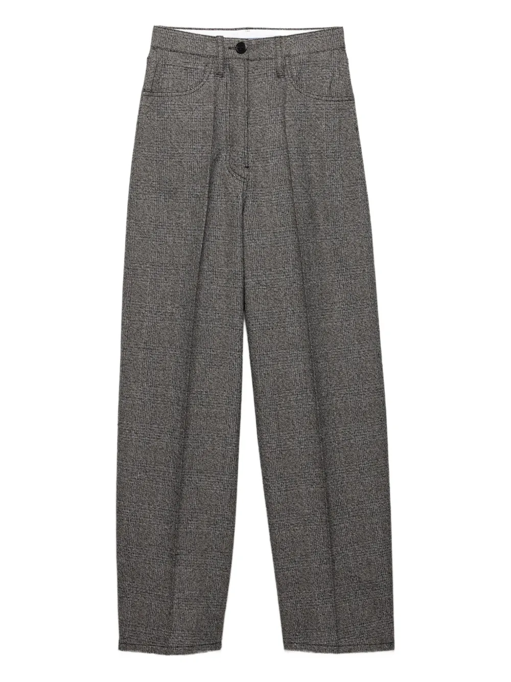 Prada prince of wales check trousers - Grigio