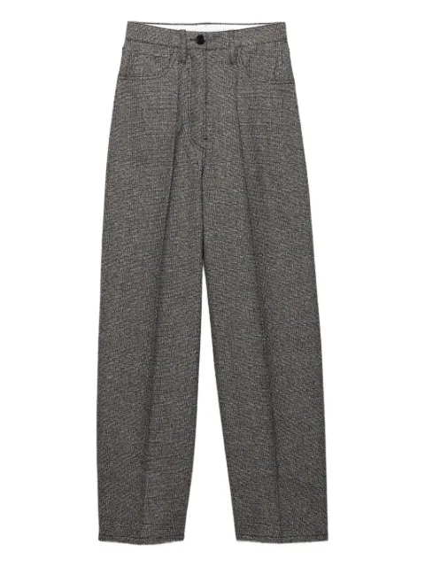 Prada Pantaloni in pied-de-poule