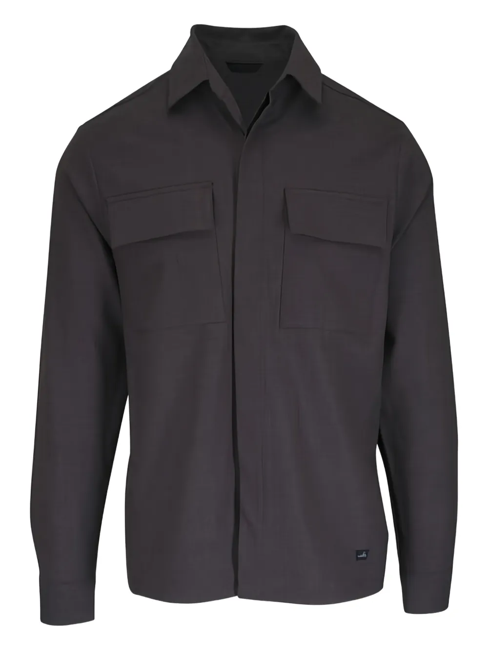 wahts pocket overshirt - Marrone
