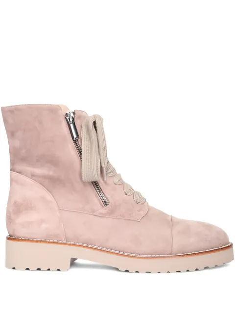 Ron White Tara lace-up suede combat boots