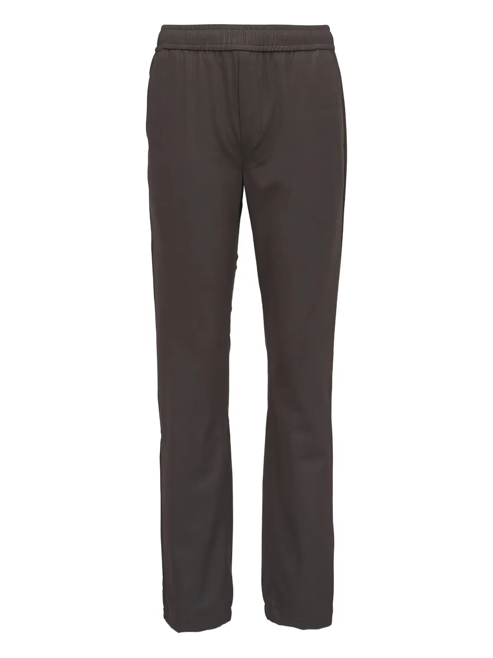 wahts Harper elastic-waistband trousers | Brown | Image 1