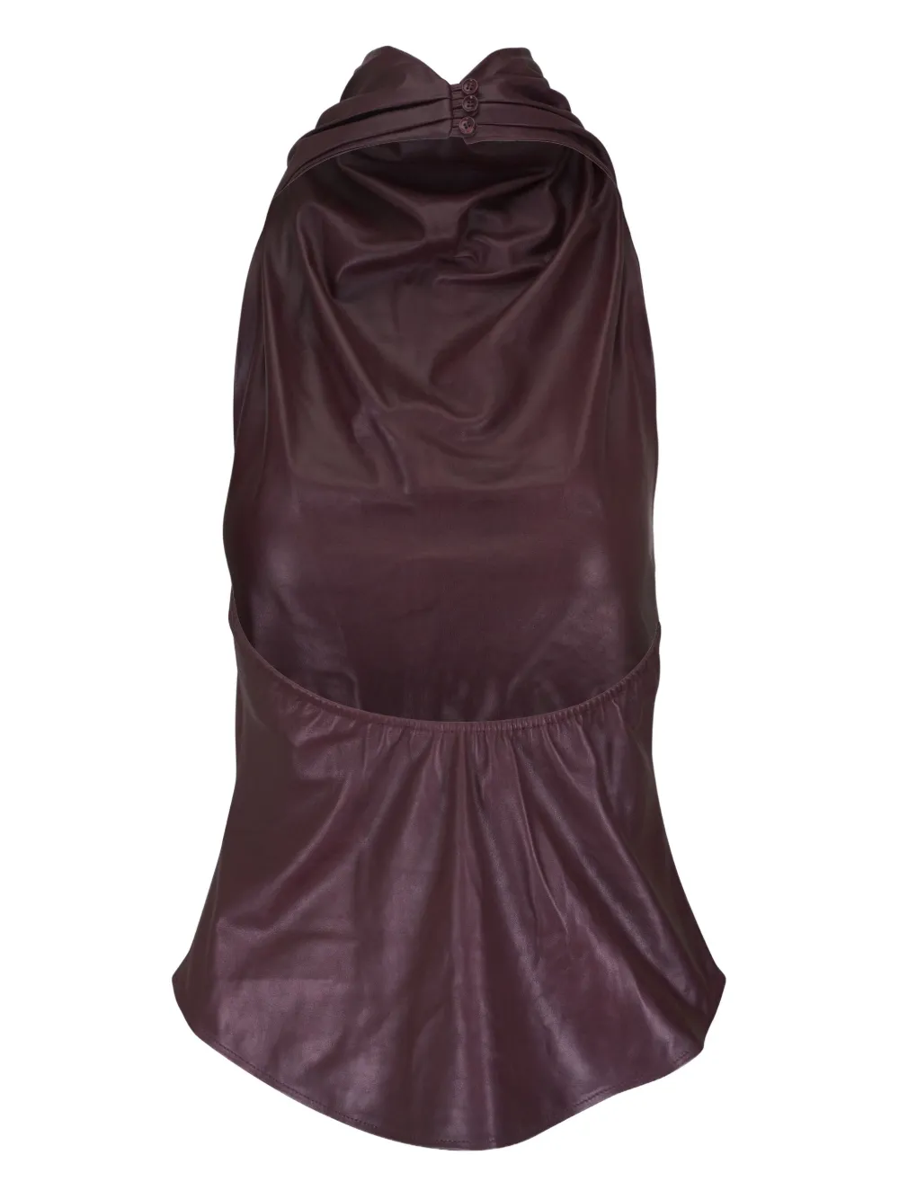 TWP Friday Night leren top - Rood