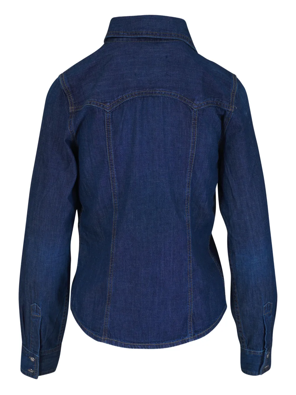 TWP Blouse met zak - Blauw