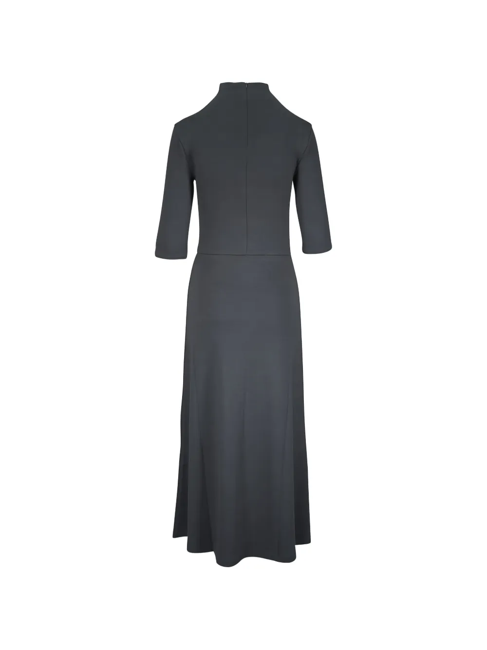 Vince roll-neck midi dress - Grijs