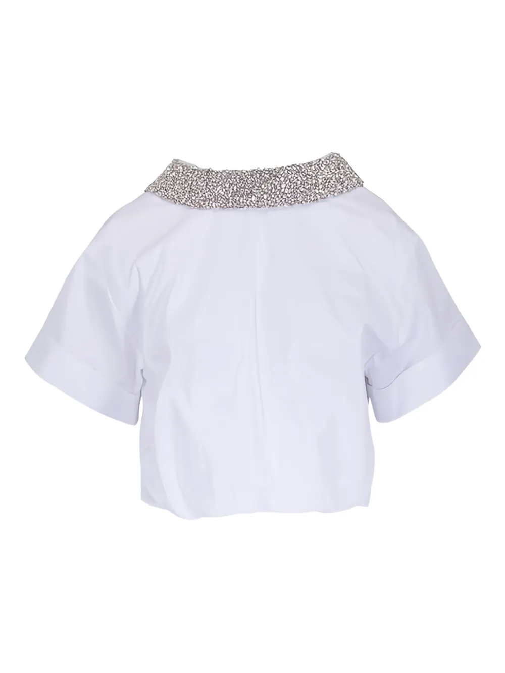 TWP Forever and Always embellished shirt - Wit