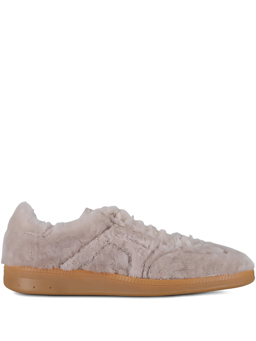 Santoni Olympic lace-up sneakers Beige