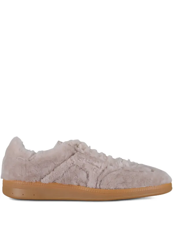 Santoni Olympic Lace-up Sneakers in Neutrals