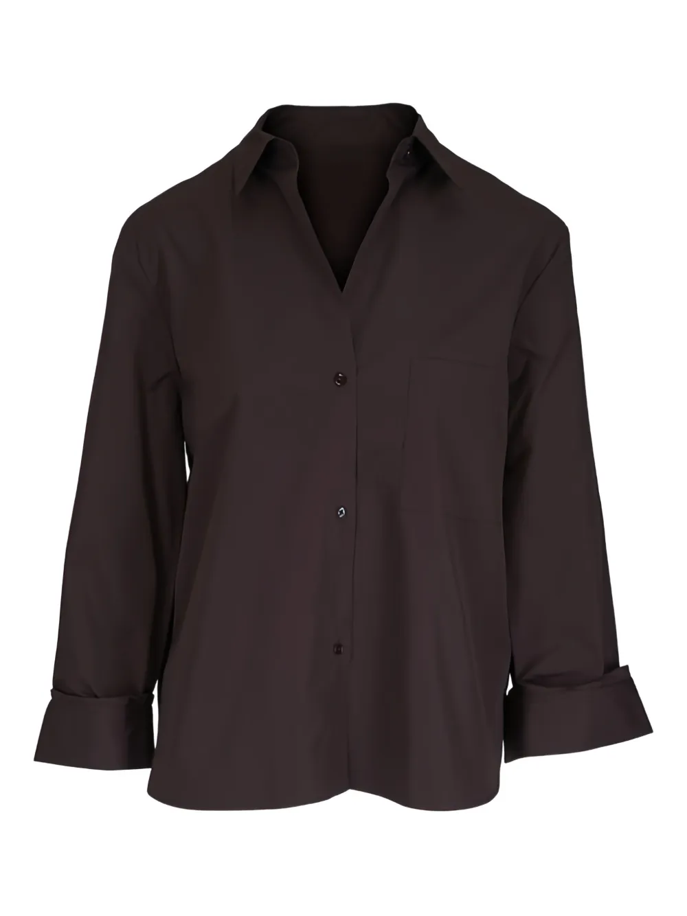 TWP Next Morning pocket shirt - Marrone
