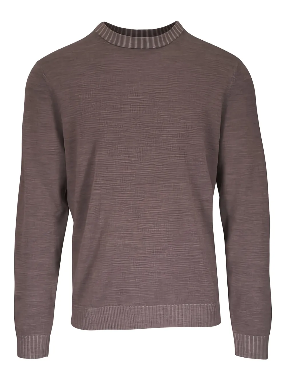 PATRICK ASSARAF long-sleeve ribbed sweater - Braun