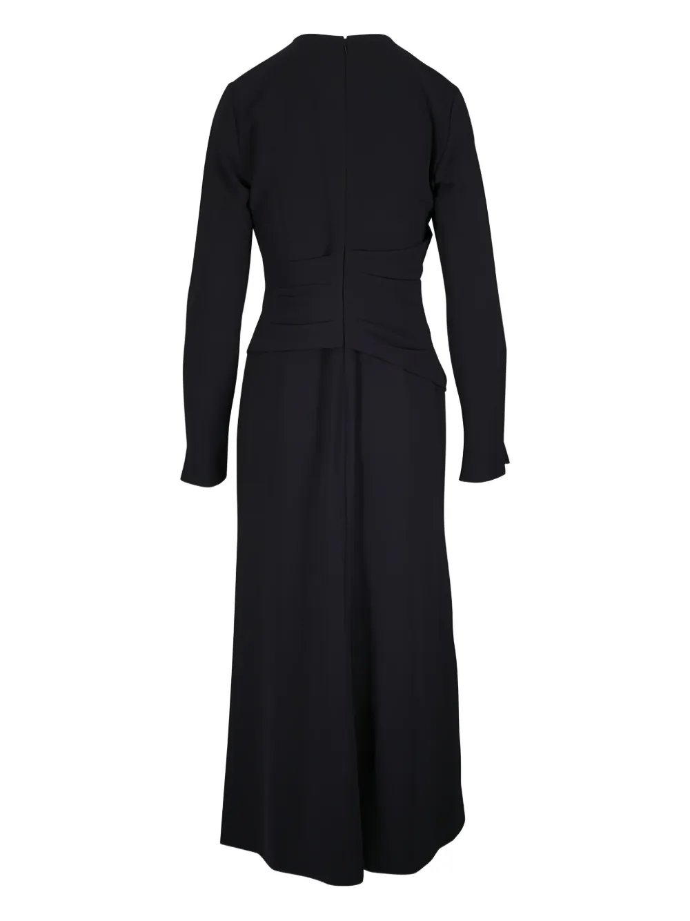 Lela Rose Midi-jurk met geborduurde bloemen - Zwart