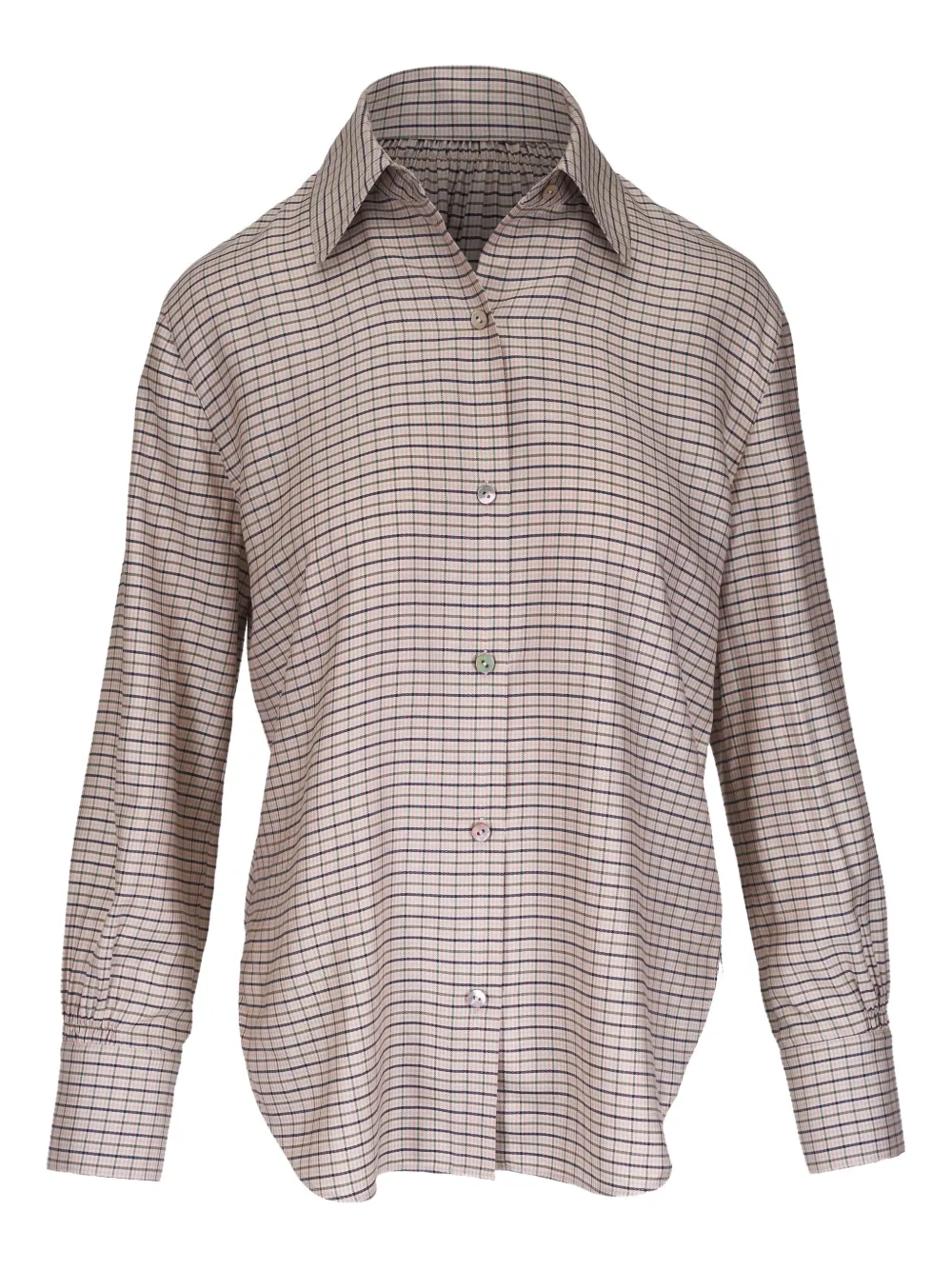Vince Checked Shirt In Multi