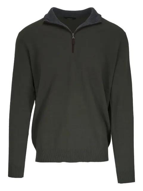 Kinross Cashmere half-zip sweater