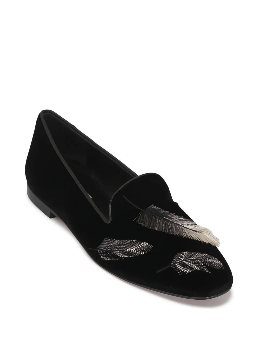 Arteana Fluwelen loafers - Zwart