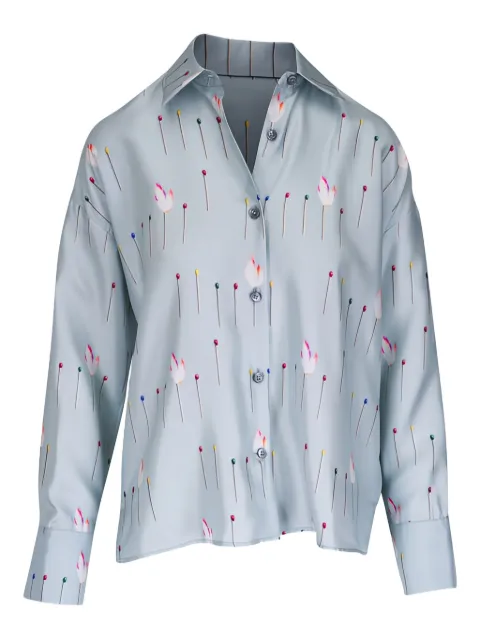 Odeeh printed silk shirt