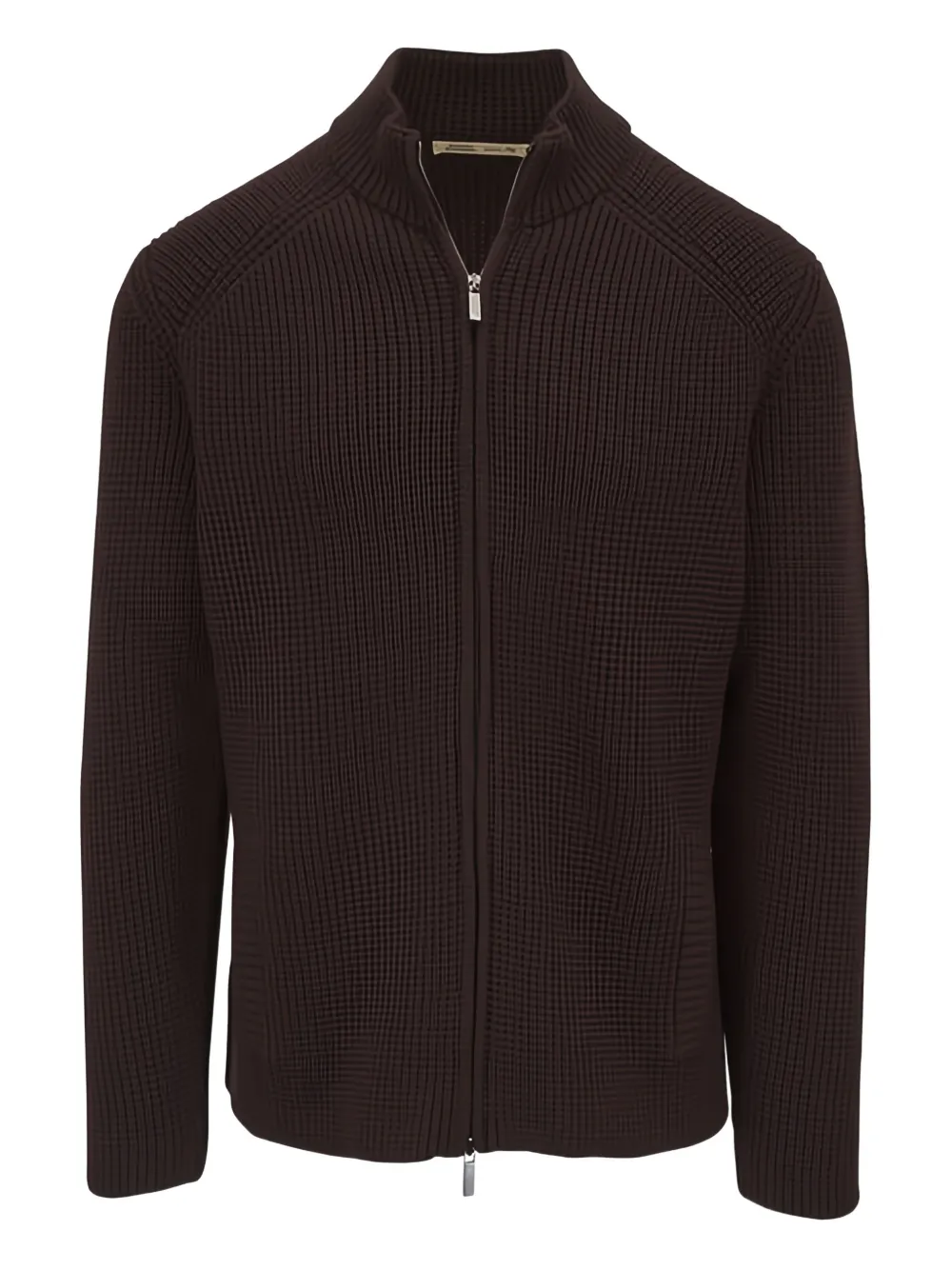 Maurizio Baldassari Brenta zip-fastening cardigan - Brown