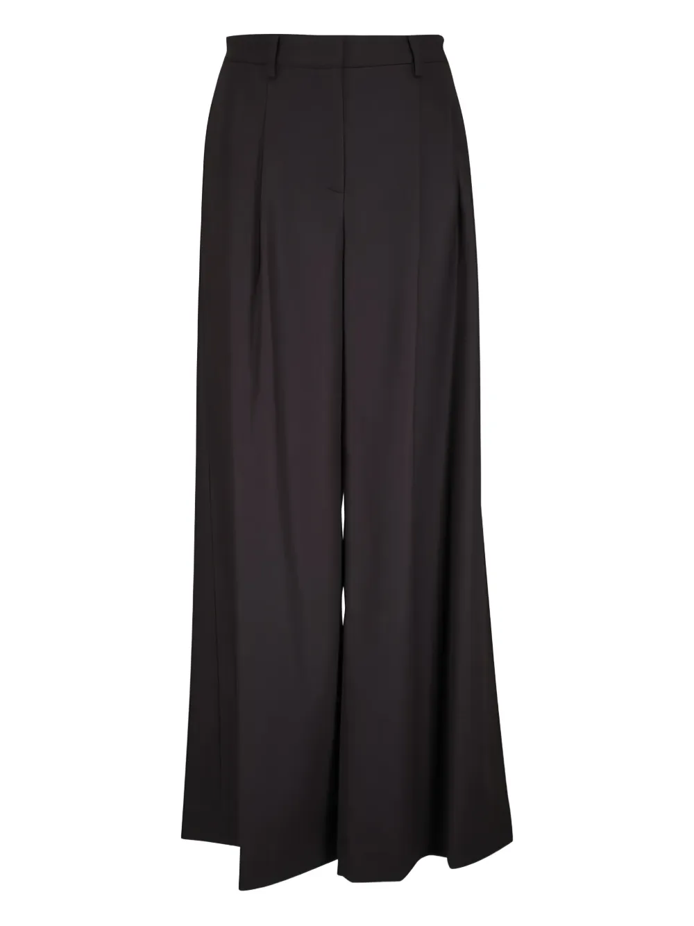TWP Avery pleated palazzo pants - Marrone