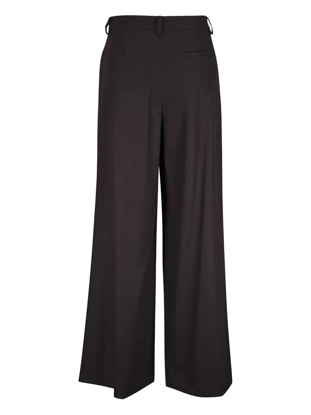 TWP Avery geplooide palazzo broek - Bruin