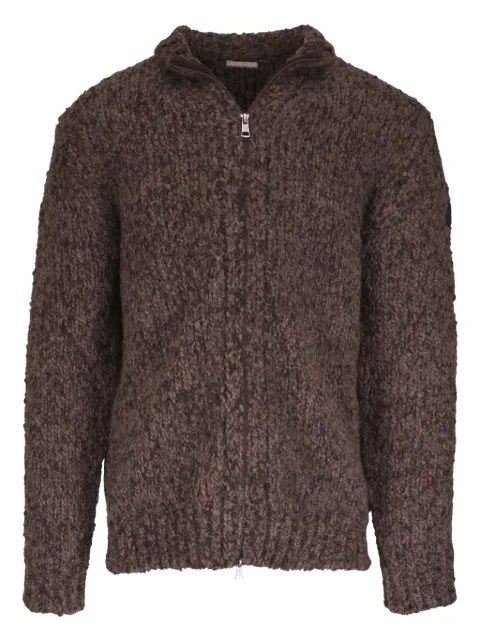 Moncler zip knitted cardigan