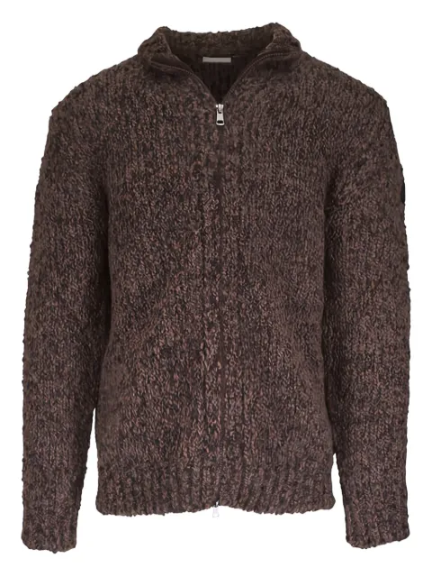 Moncler zip knitted cardigan