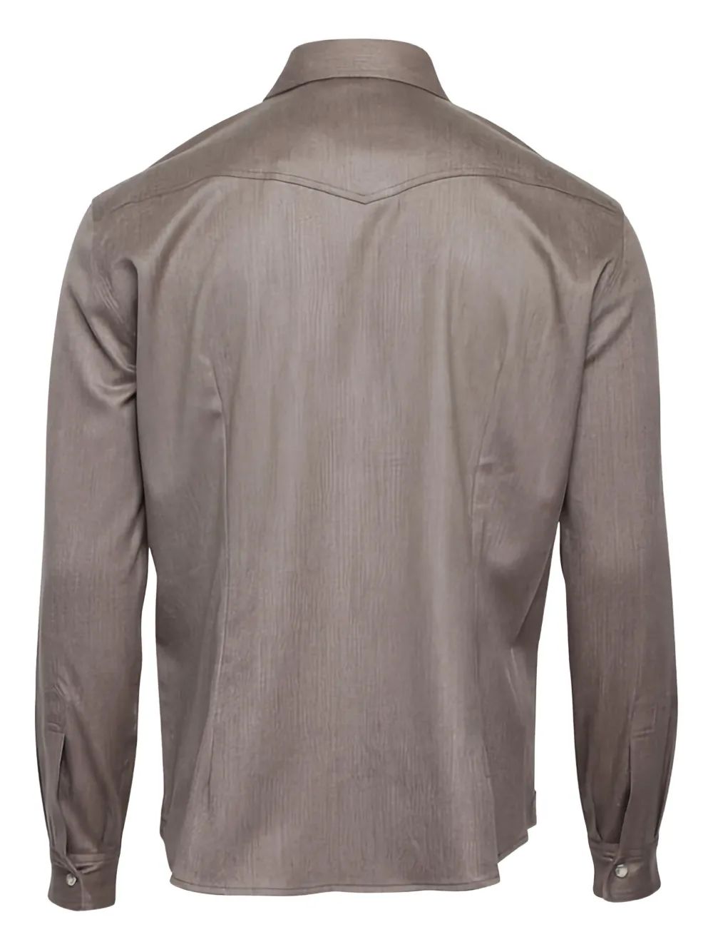 Marco Pescarolo buttoned long-sleeve shirt - Bruin