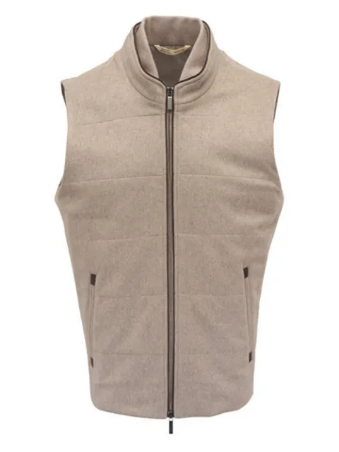 Maurizio Baldassari Arena quilted zip gilet
