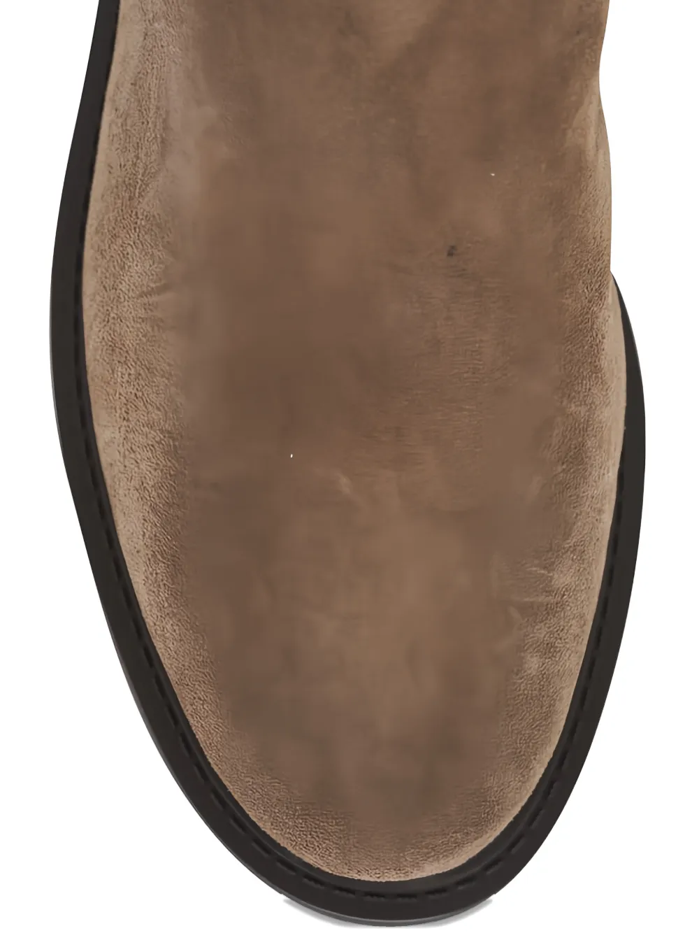 Veronica Beard suede round-toe boots Bruin