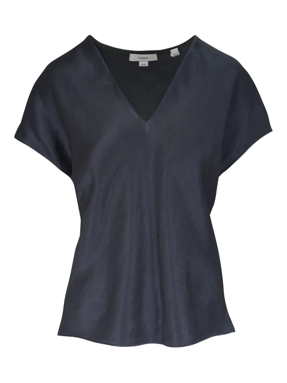 Vince top con cuello en V | azul | Image 1