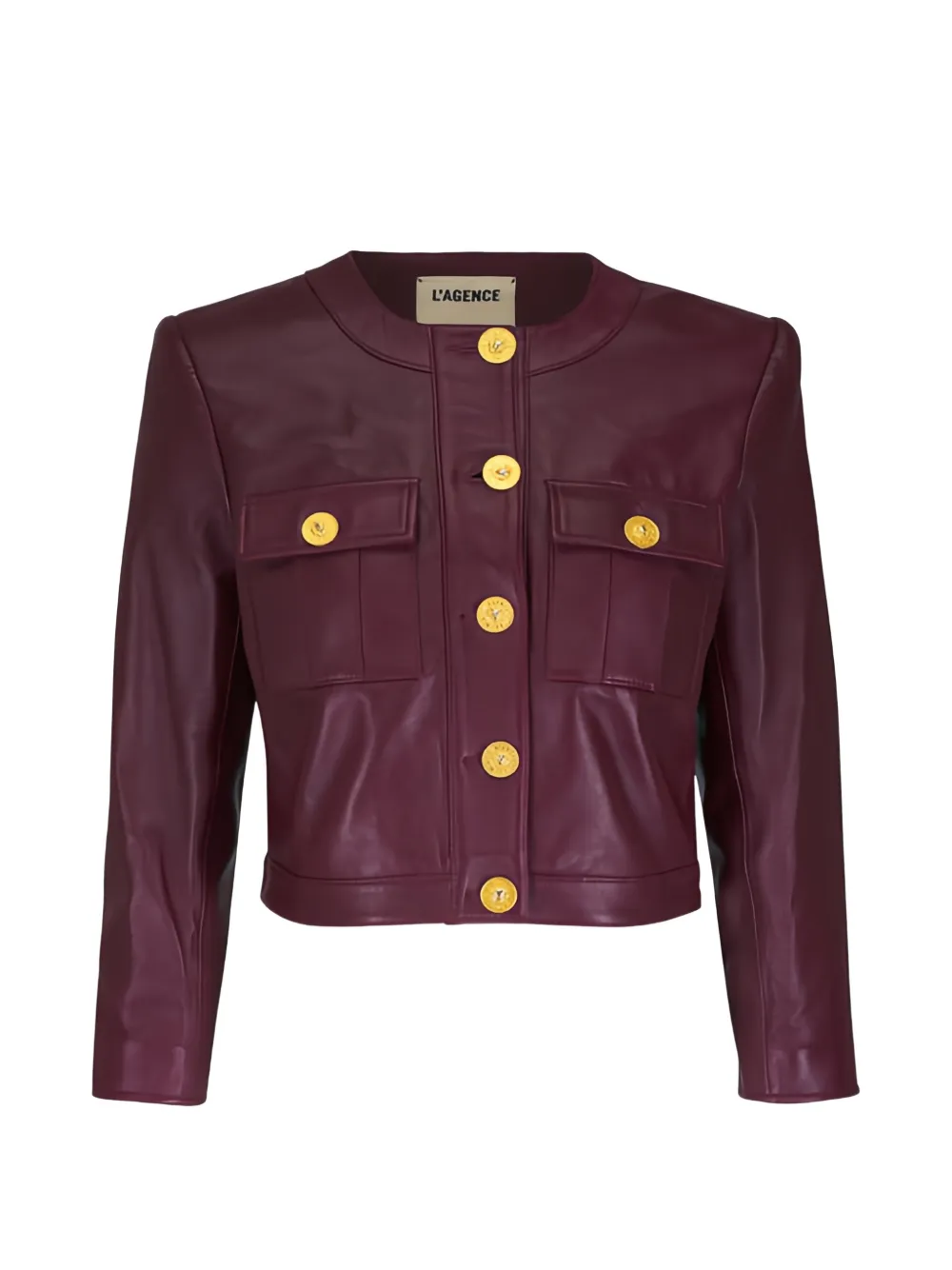 L'Agence Deidra cropped jacket - Rosso
