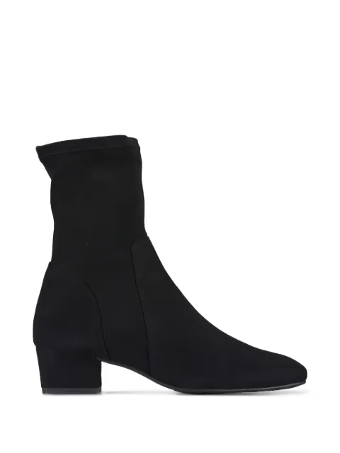 Aquatalia Stassi square-toe sock boots