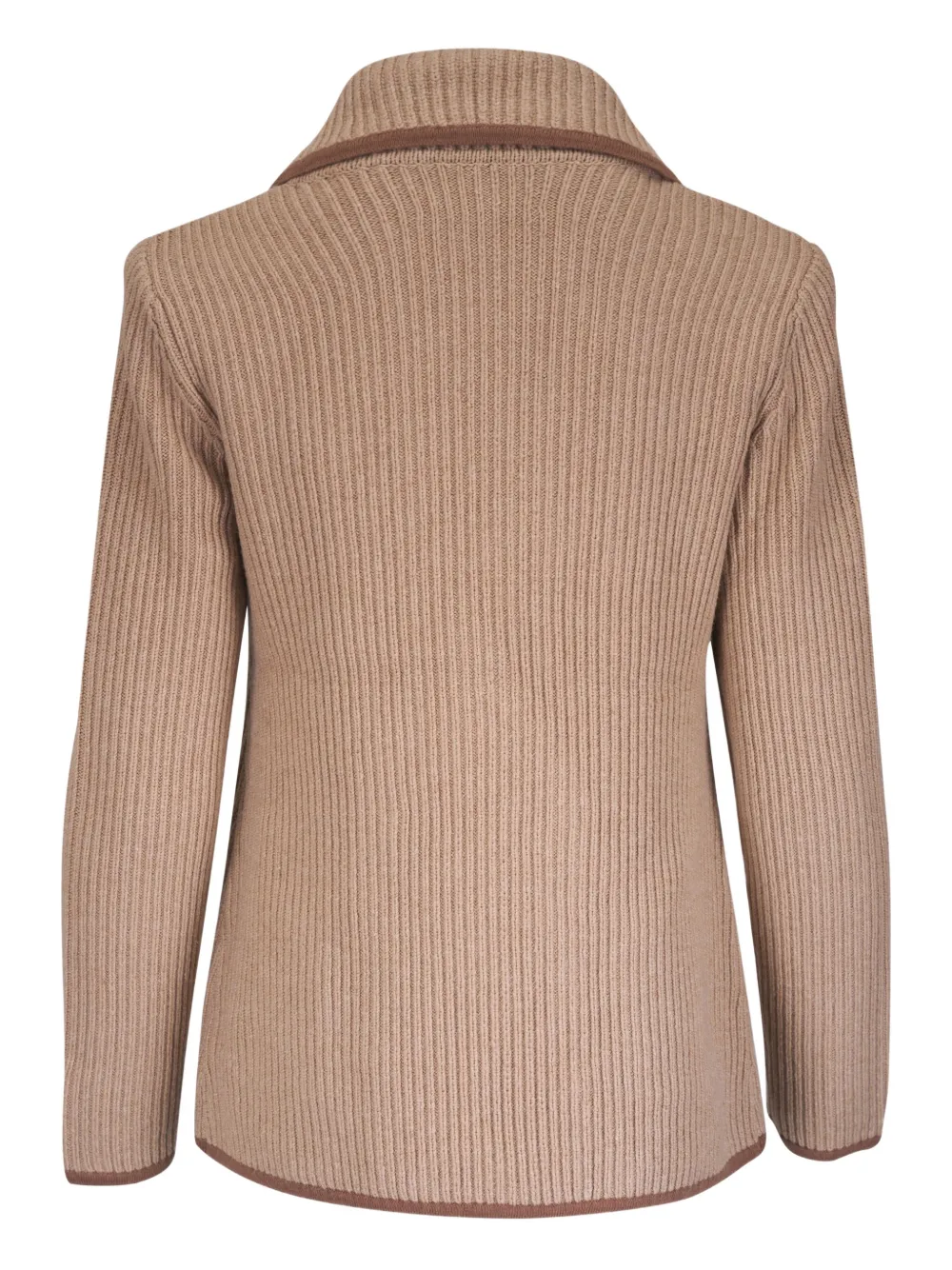 L'agence Double-breasted Pocket Blazer In Brown