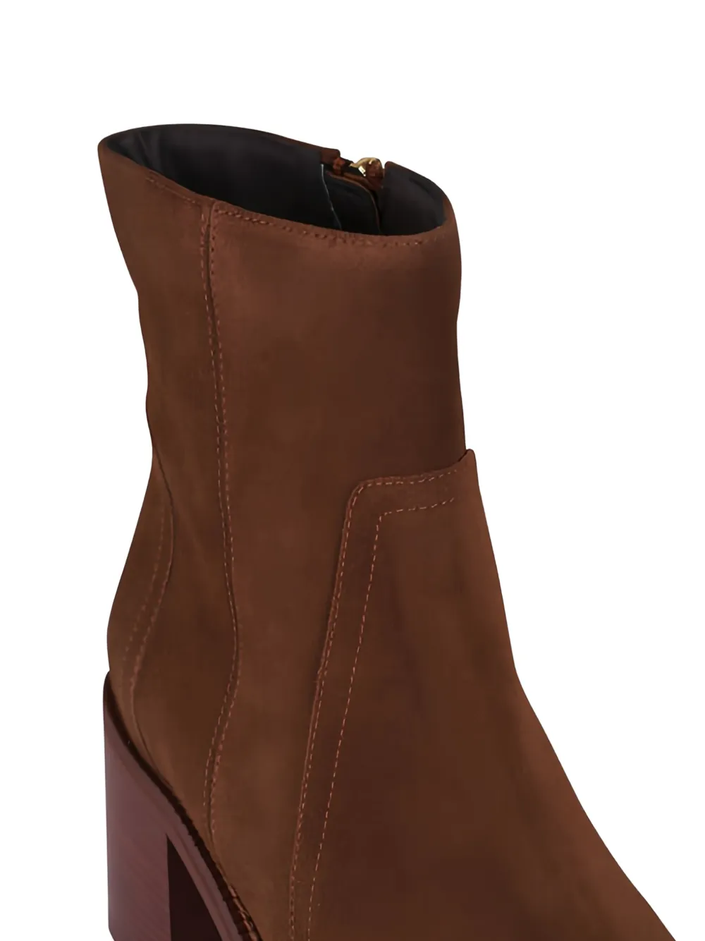 Aquatalia 70mm Panelled Block-heel Boots In Brown