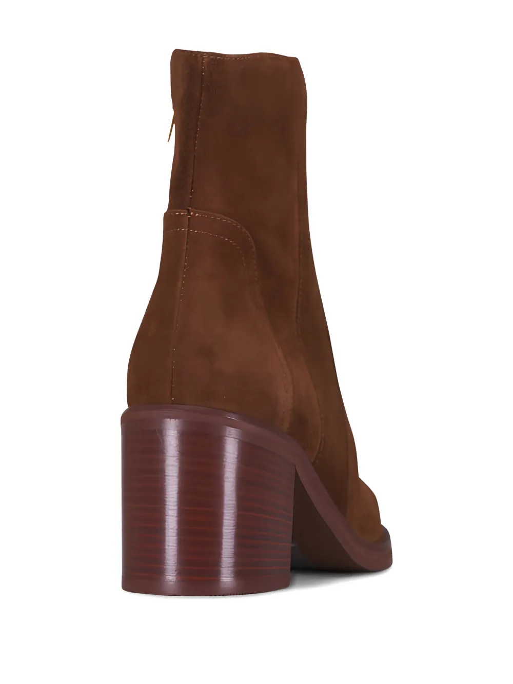  Aquatalia Panelled Block-heel Ankle Boots - Brown 