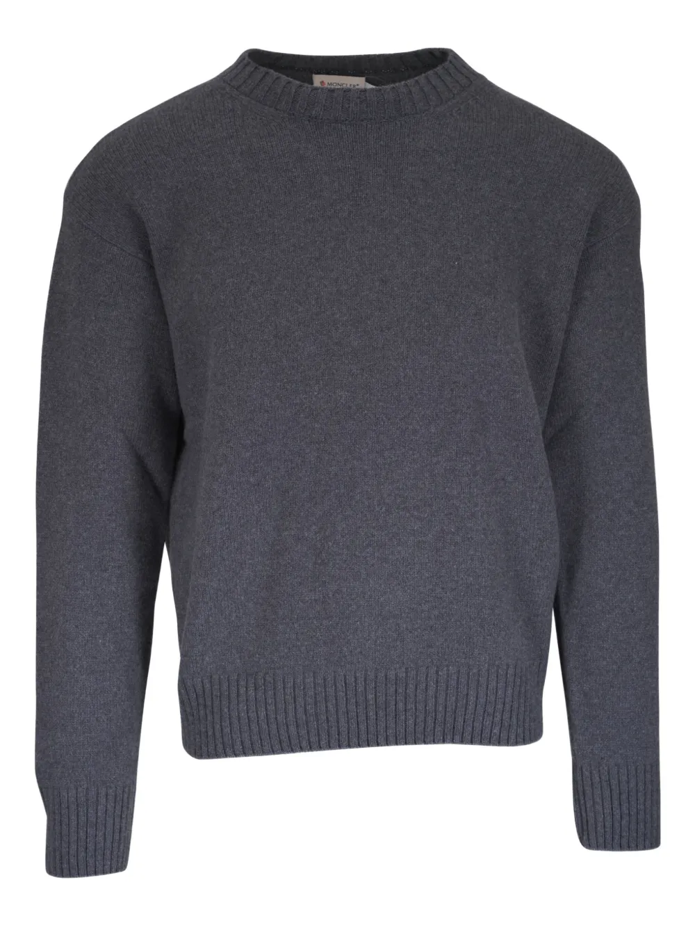 Moncler pull en maille nervurée | gris | Image 1