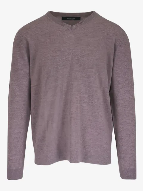 Kinross Cashmere V-neck sweater