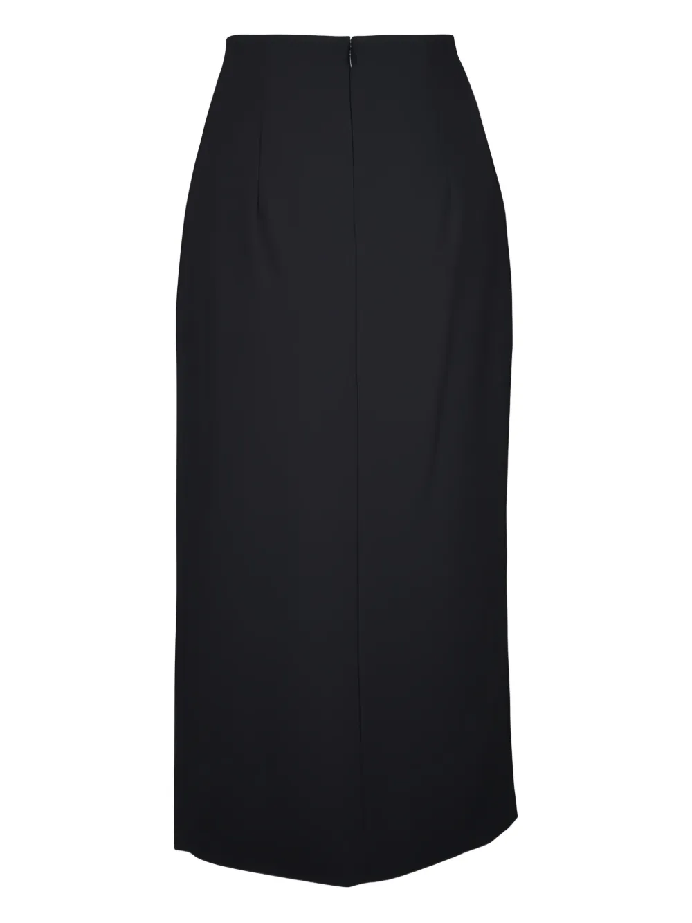 Lela Rose Midi-rok met franje detail - Zwart