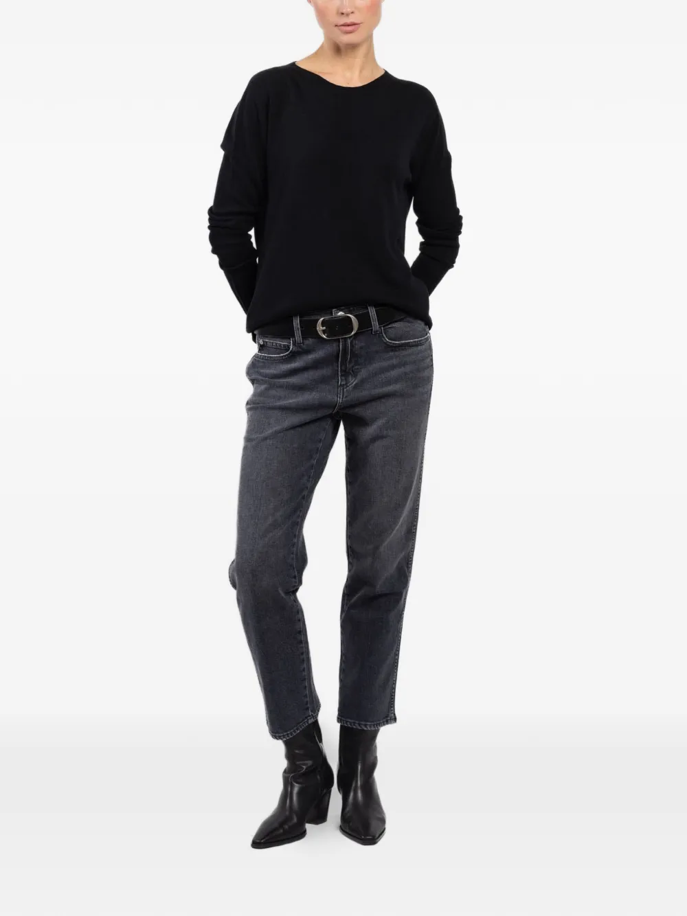 AMO Libby pocket denim jeans - Grijs