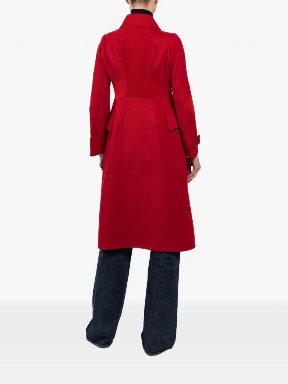 Button-Up Double-Breasted Coat