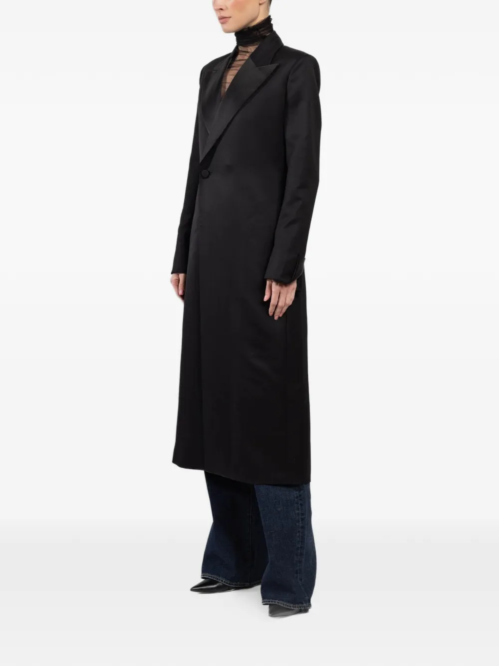  Sa Su Phi Benni Double-breasted Coat - Black 