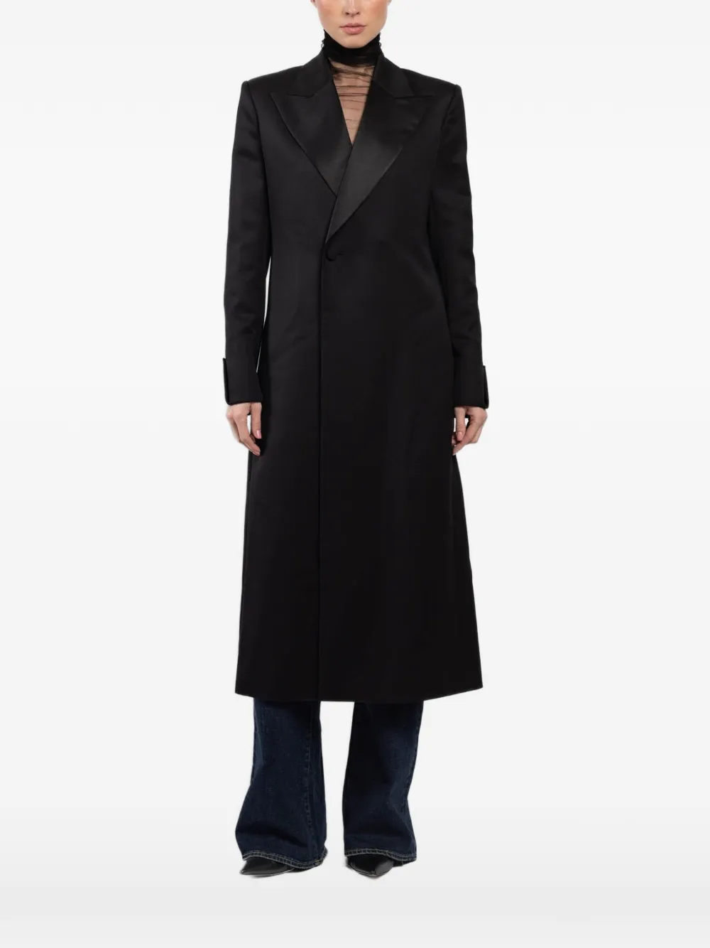 SA SU PHI Benni double-breasted coat - Nero