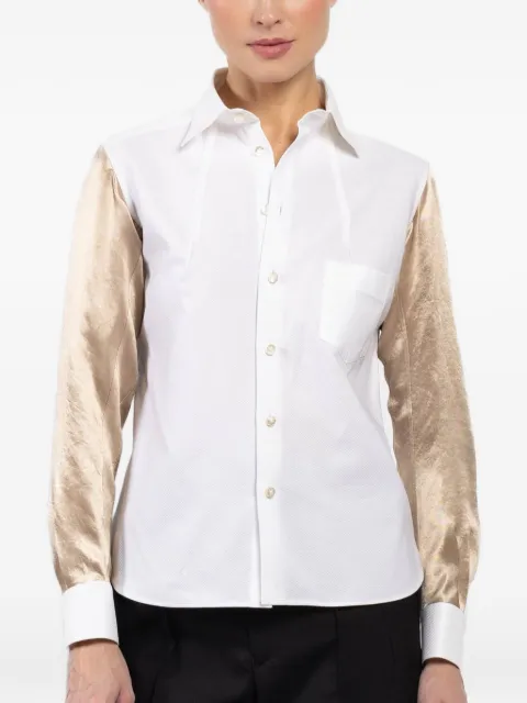 Shiro Sakai chest-pocket long-sleeve shirt