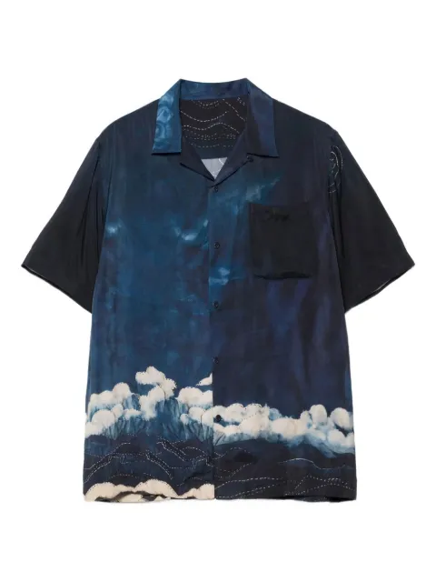 Maharishi camisa 6230 Boro Crane