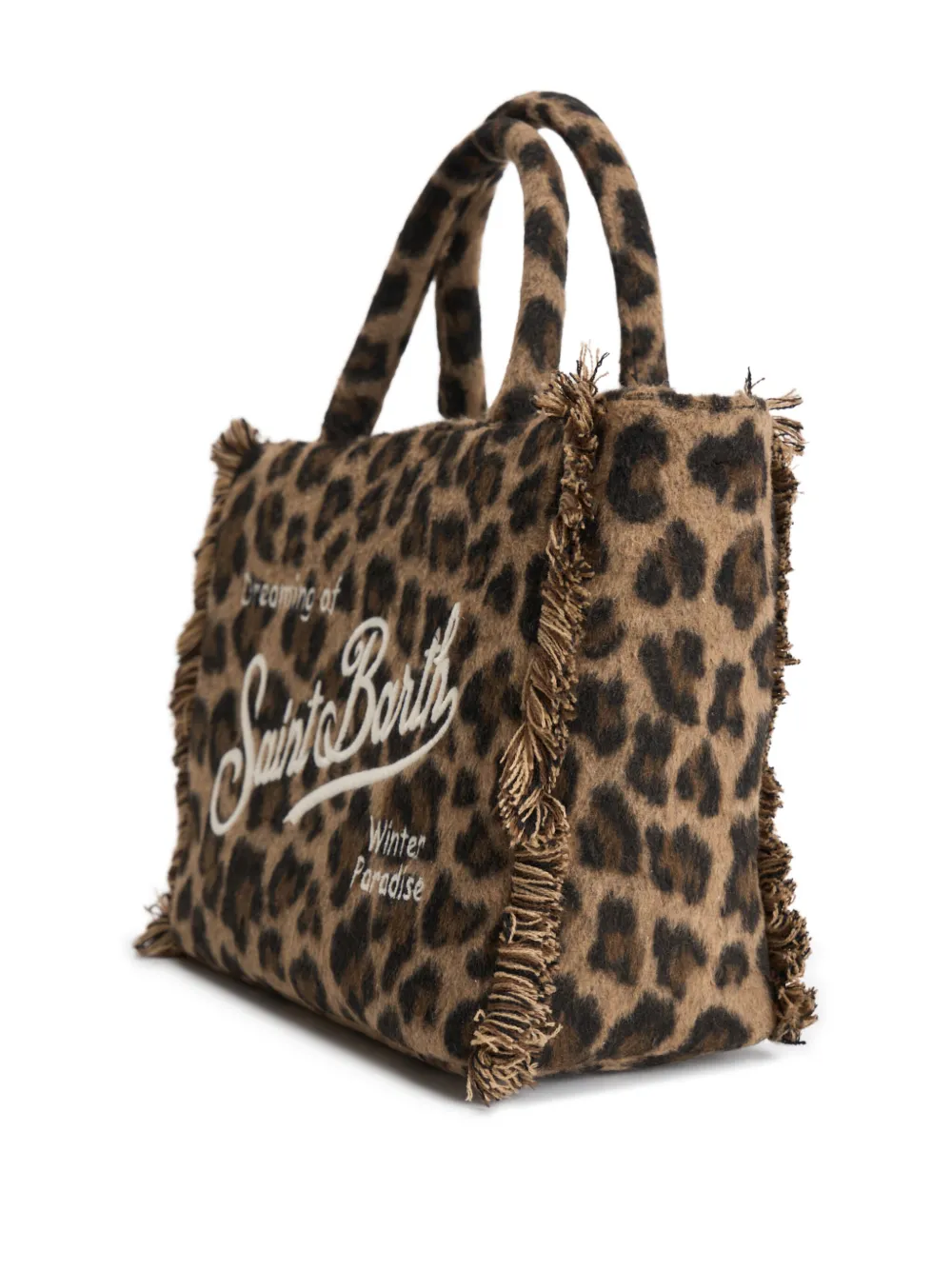 MC2 Saint Barth Colette leopard-print fringed shoulder bag | Image 2