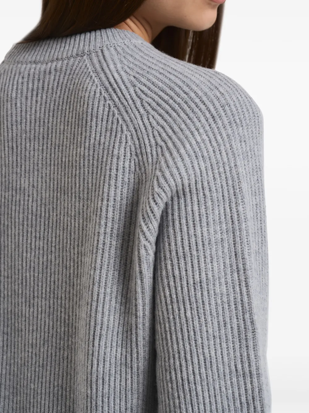 MC2 Saint Barth Ribgebreide trui Grijs